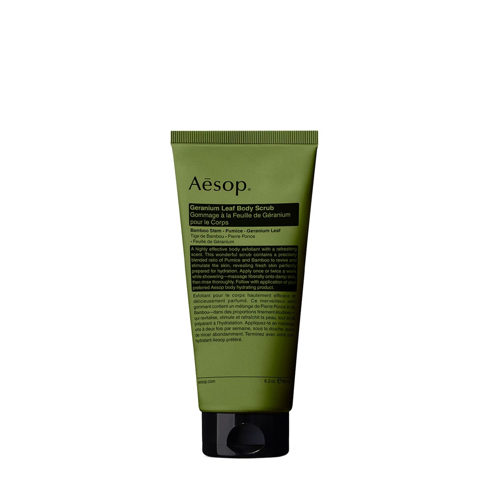 Image of Aesop - Geranium Leaf Body Scrub 170 ml - Scrub Corpo Esfoliante