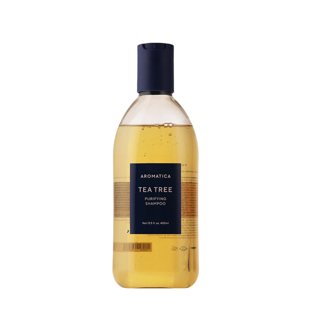Image of Aromatica - Tea Tree Purifying Shampoo 400 ml - Shampoo Ristrutturante Per Capelli Grassi