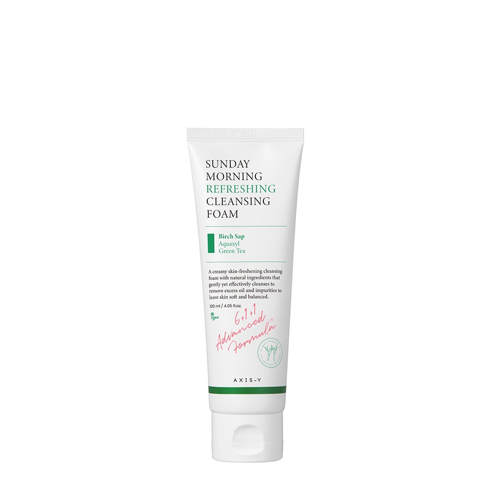 Photos - Facial / Body Cleansing Product Axis-Y Axis Y - Sunday Morning Refreshing Cleansing Foam 120 ml - Cleansing Face Foam For All Skin Types 