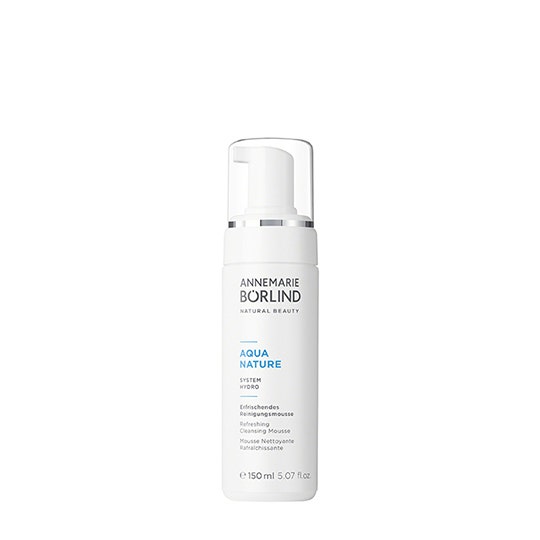 Image of Borlind - Aquanature Refreshing Cleansing Mousse 150 ml - Mousse Viso Detergente Per Pelli Secche