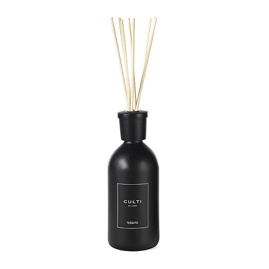 Image of Culti - Tessuto Stile Diffusore nero Label - Diffusore Per Ambienti Muschiato