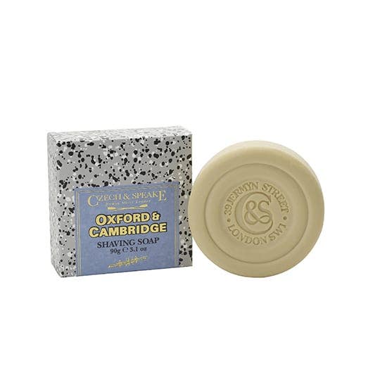 Image of Czech & Speake - Oxford & Cambridge Sapone per Rasatura 90 g - Sapone Per Rasatura Per Tutti I Tipi Di Pelle