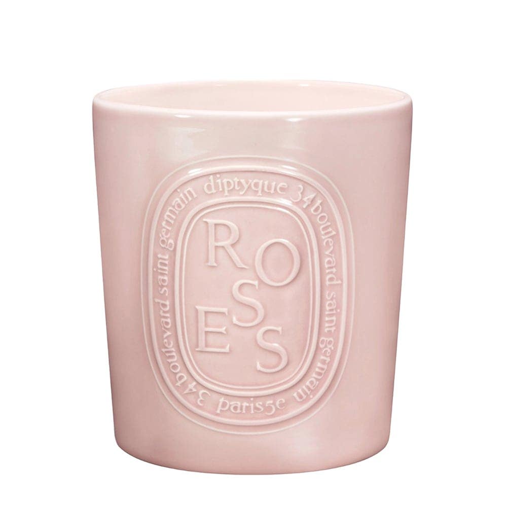 雑誌で紹介された Diptyque Roses Candle 1500 G, Floral Candle | 50 ml お香