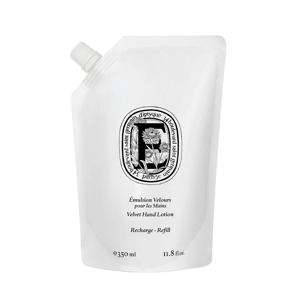 Photos - Cream / Lotion Diptyque  Velvet Hand Lotion 350 ml Refill - Regenerating Hands Emulsion 0DIP14P6RHANDLOTION 