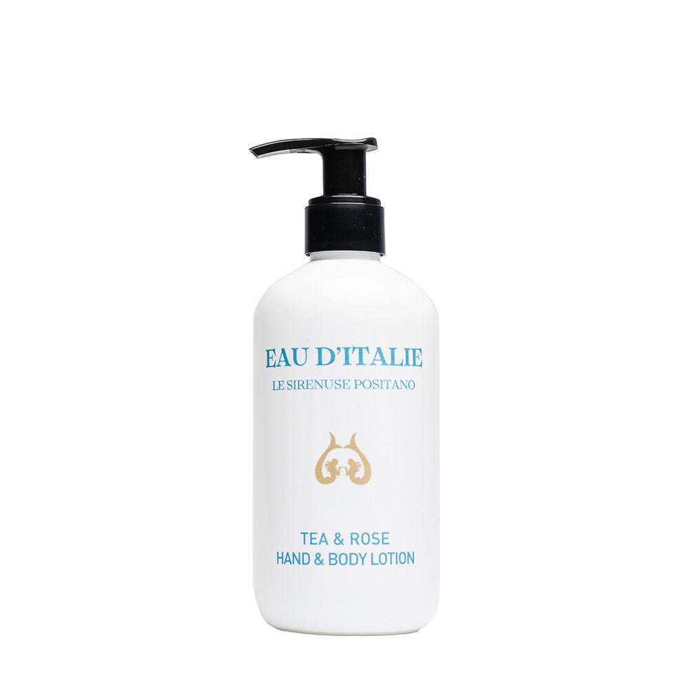 Image of Eau d'Italie - Tea & Rose Mani & Lozione Corpo 300 ml - Lozione Corpo Idratante