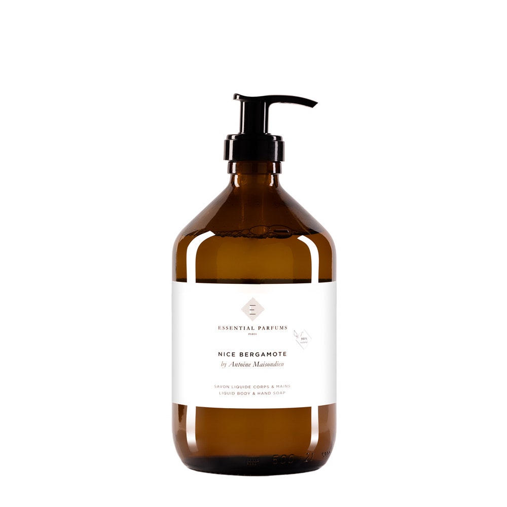 Image of Essential Parfums - Nice Bergamote Sapone Mani & Corpo 500 ml - Gel Corpo Detergente