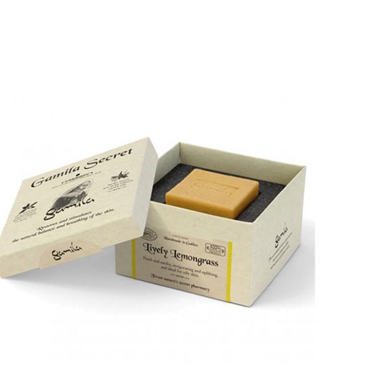 Image of Gamila Secret - Lively Lemongrass Cleansing Bar 115 g - Sapone Viso Detergente Per Pelli Grasse