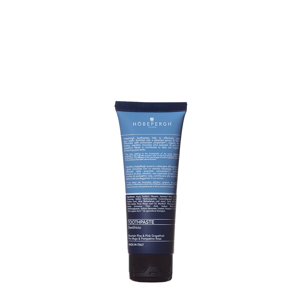 Image of Hobe Pergh - Toothpaste Mountain Pine & Rosa Grapefruit 75 ml - Gel Orale Igienizzante