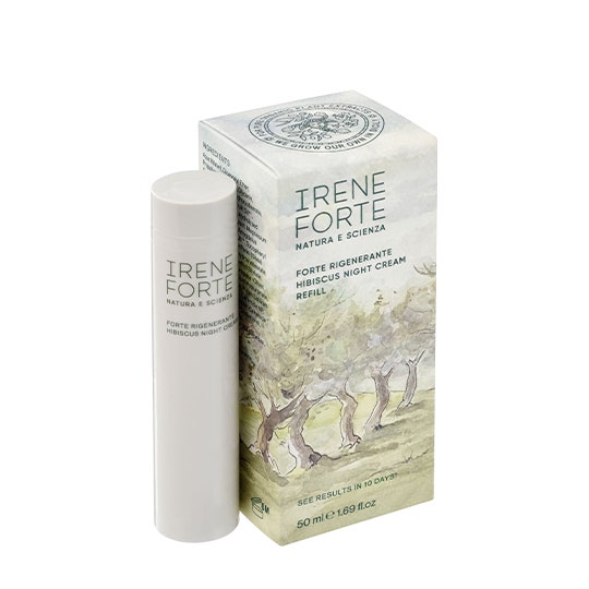 Image of Irene Forte - Hibiscus Crema Notte 50 ml Refill - Crema Viso Anti Età Per Tutti I Tipi Di Pelle