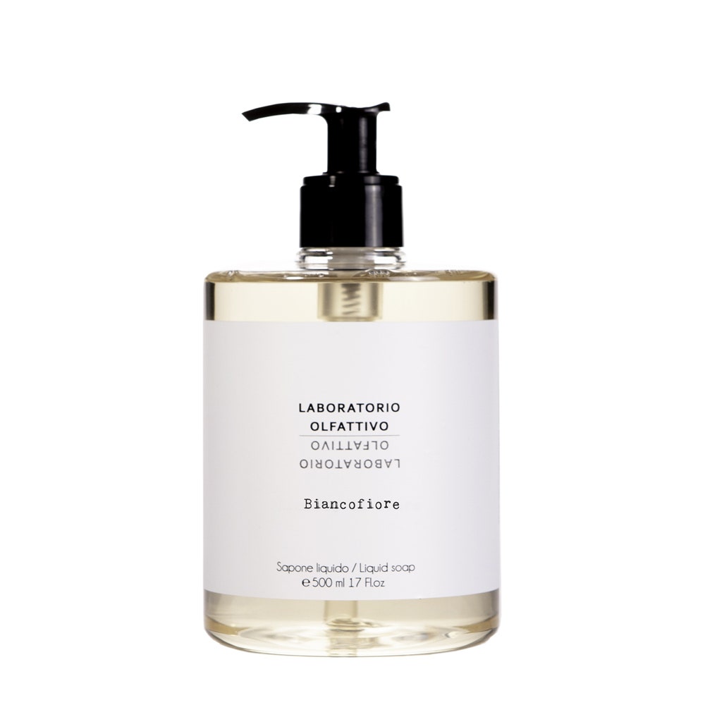 Image of Laboratorio Olfattivo - Biancofiore Sapone Liquido 500 ml - Sapone Mani Detergente
