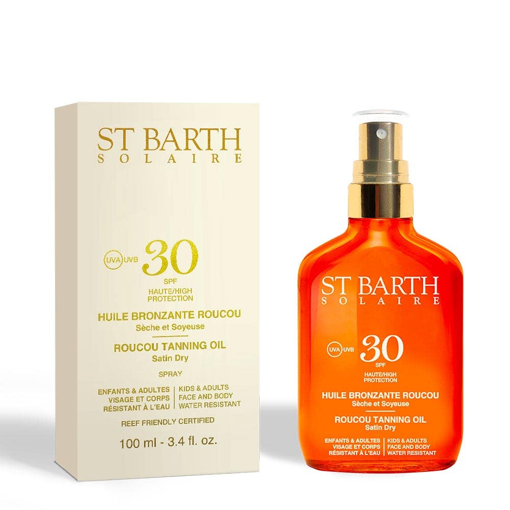 St. Barth Roucou Tanning Oil SPF 30 image 2