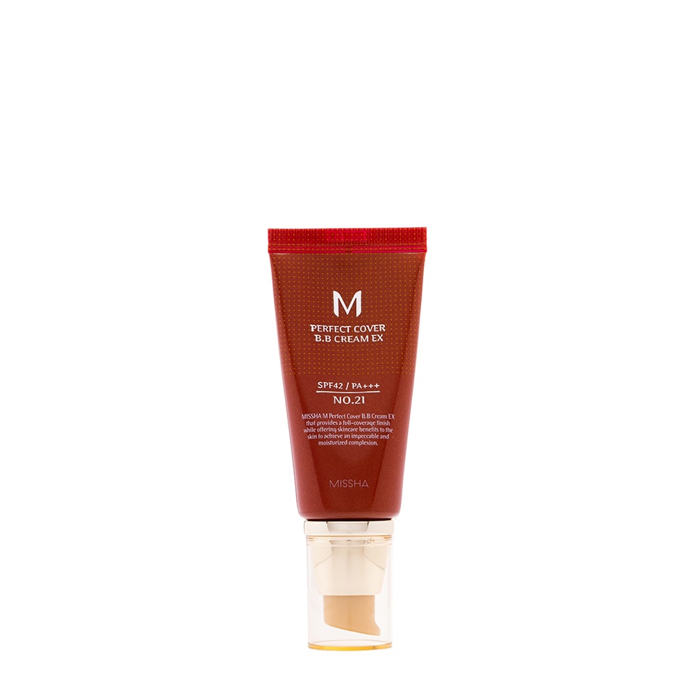 Image of Missha - M Perfect Cover BB Cream SPF 42 No.21 Light Beige 50 ml - Crema Viso Bb Per Tutti I Tipi Di Pelle