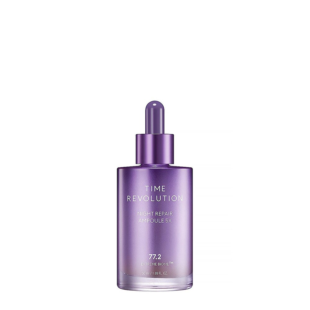 Image of Missha - Time Revolution Night Repair Ampoule 5X 50 ml - Siero Viso Anti Età Per Pelli Secche