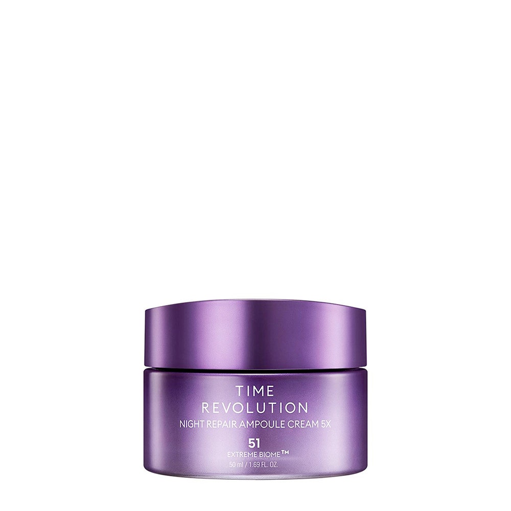 Image of Missha - Time Revolution Night Repair Ampoule Cream 5X 50 ml - Crema Viso Anti Età Per Pelli Secche