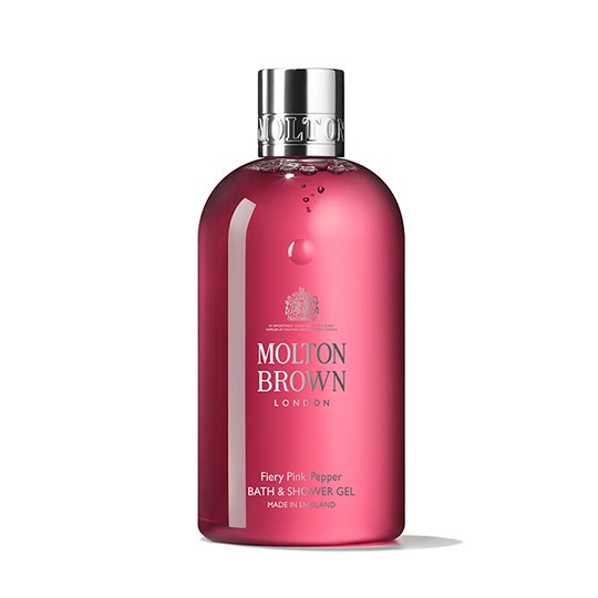 Image of Molton Brown - Fiery Rosa Pepper Bath & Shower Gel 300 ml - Gel Corpo Detergente