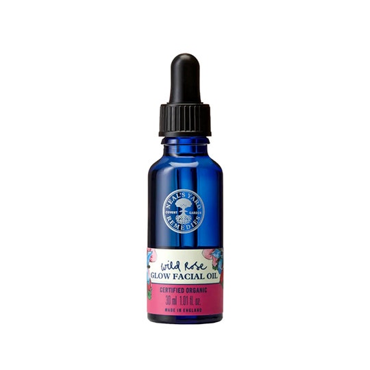 Image of Neal's Yard Remedies - Wild Rose Glow Facial Oil 30 ml - Olio Viso Nutriente Per Tutti I Tipi Di Pelle