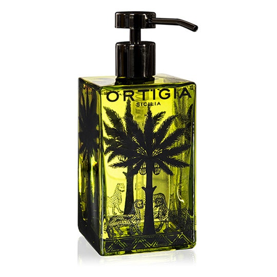 Image of Ortigia - Bergamotto Sapone Liquido 300 ml Flacone in Vetro 300 ml Glass Bottle - Gel Mani Detergente