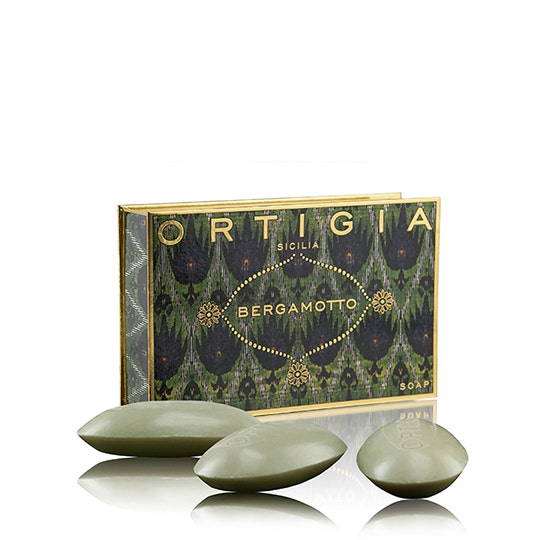 Image of Ortigia - Bergamotto Sapone all'Olio d'Oliva Kit 3 x 100 g Large - Sapone Mani Detergente