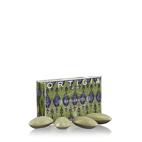 Image of Ortigia - Bergamotto Sapone all'Olio d'Oliva Kit 4 x 40 g Small - Sapone Mani Detergente