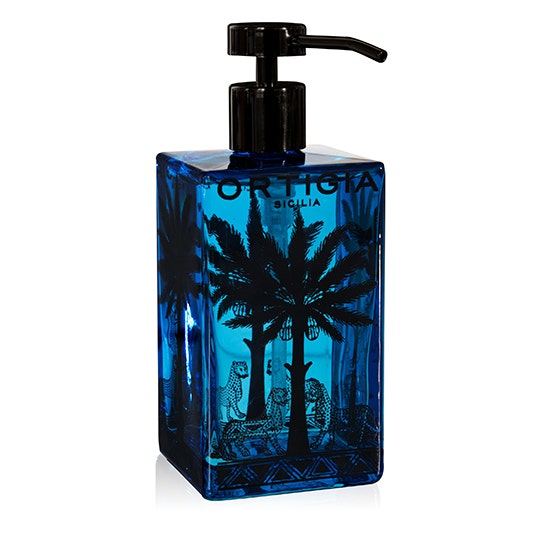 Image of Ortigia - Florio Sapone Liquido 300 ml Flacone in Vetro 300 ml Glass Bottle - Gel Mani Detergente