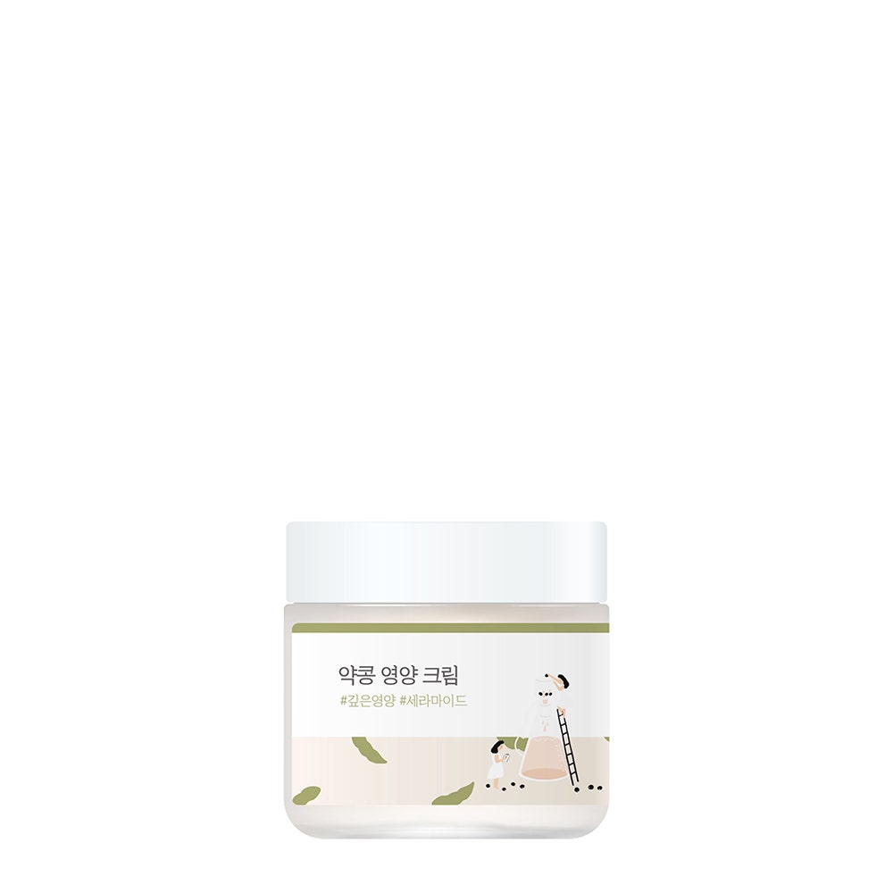 Photos - Cream / Lotion Round Lab  Soybean Nourishing Cream 80 ml - Nourishing Face Cream For Dry Dehydrated Skin RLB0016 