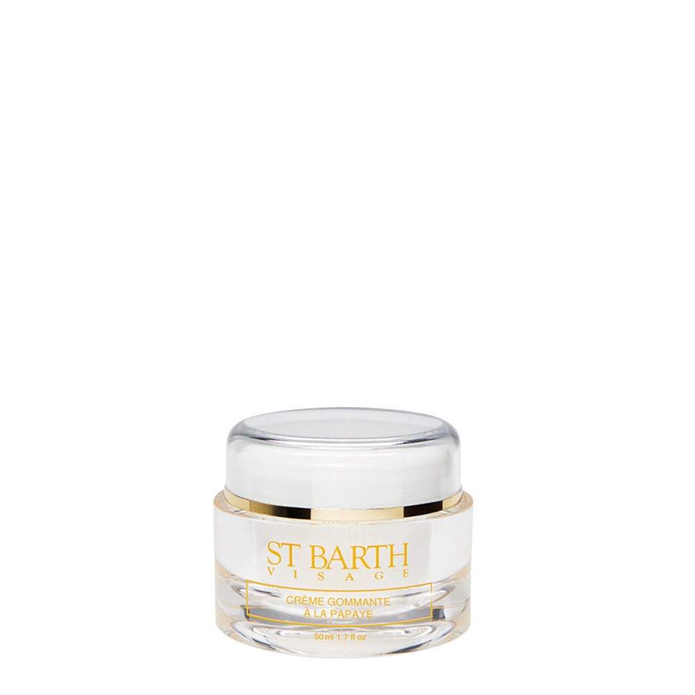 Photos - Facial / Body Cleansing Product St. Barth - Peeling Cream with Papaya 50 ml - Exfoliating Face Cream For All Skin Types 70S20