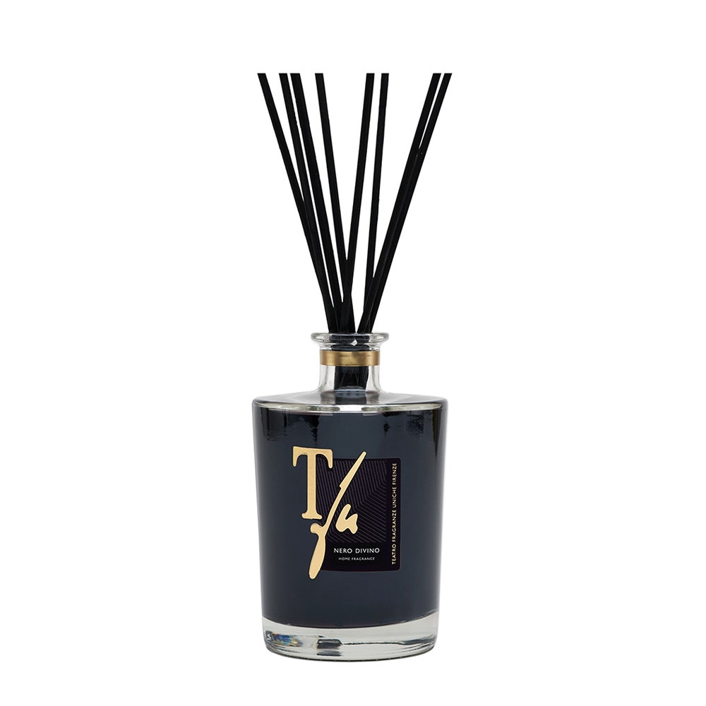 Image of Teatro Fragranze Uniche - Nero Divino Diffusore 500 ml - Diffusore Per Ambienti Fruttato