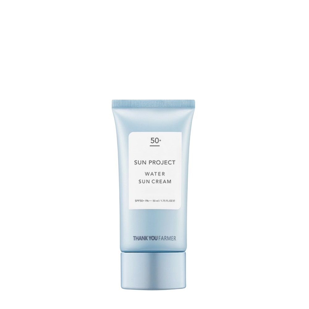 Photos - Sun Skin Care Thank you Farmer - Sun Project Water Sun Cream SPF 50+ 50 ml - Very High Protection Face Cream TYF-0001