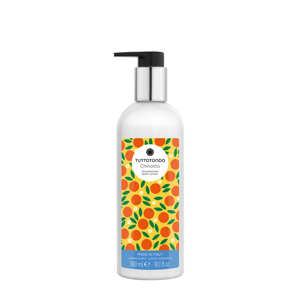 Image of Tuttotondo - Chinotto Lozione Corpo Tonificante 300 ml - Crema Corpo Tonificante