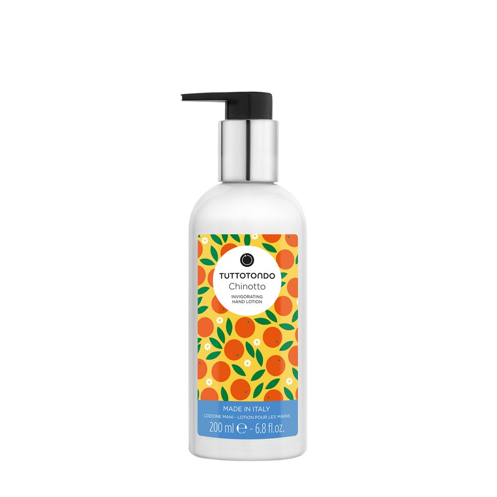 Image of Tuttotondo - Chinotto Lozione Mani Tonificante 200 ml - Crema Mani Tonificante