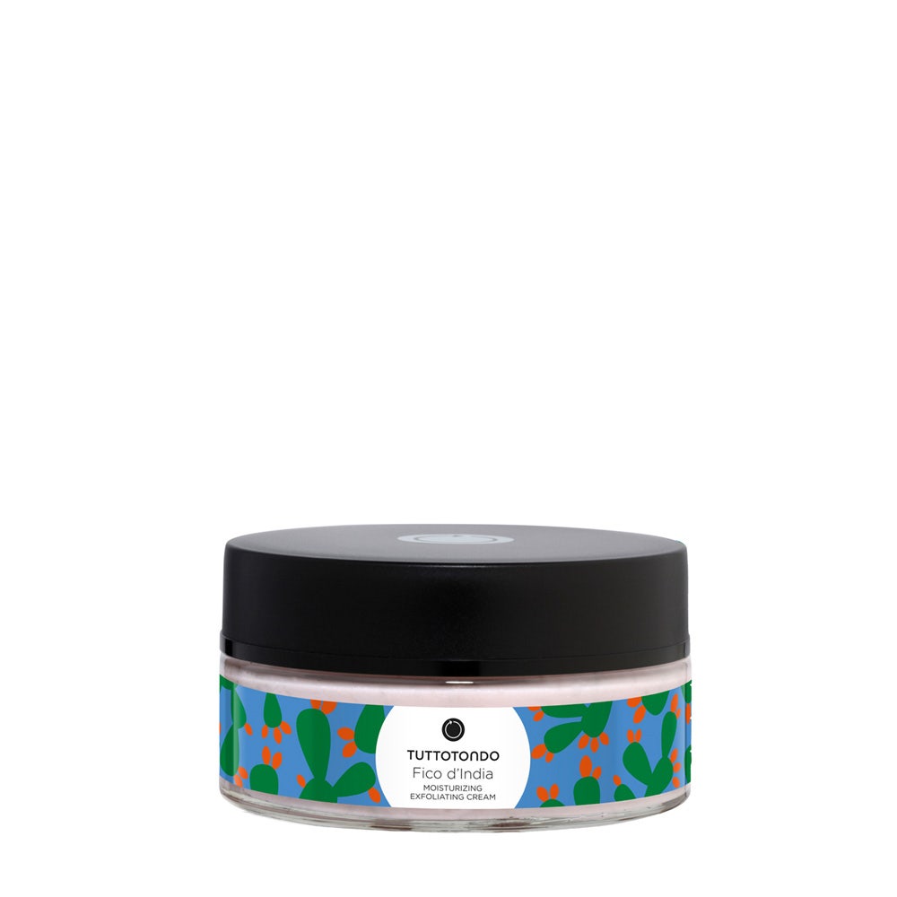 Image of Tuttotondo - Fico d'India Crema Esfoliante Idratante 200 g - Crema Corpo Esfoliante