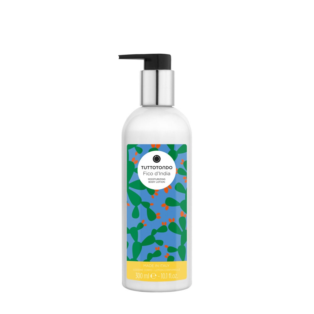 Image of Tuttotondo - Fico d'India Lozione Corpo Idratante 300 ml - Crema Corpo Idratante
