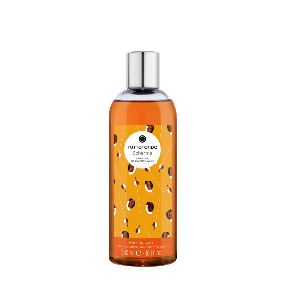 Image of Tuttotondo - Scherma Doccia Shampoo Ristrutturante 300 ml - Shampoo Ristrutturante Per Tutti I Tipi Di Capelli